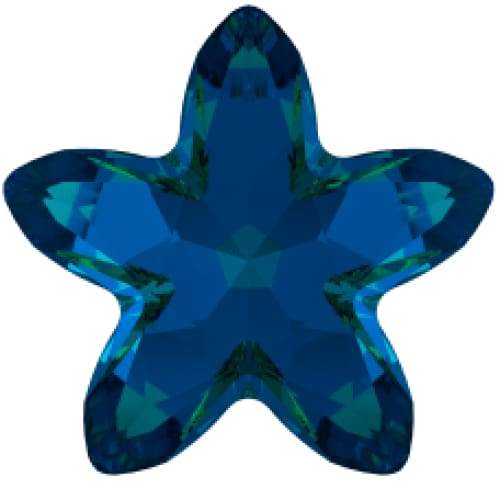 4754 Swarovski Starbloom Bermuda Blue FS - OceanNailSupply