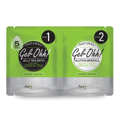 Avry Beauty Gel-Ohh! Jelly Spa bath (2 step) - Green Tea - OceanNailSupply