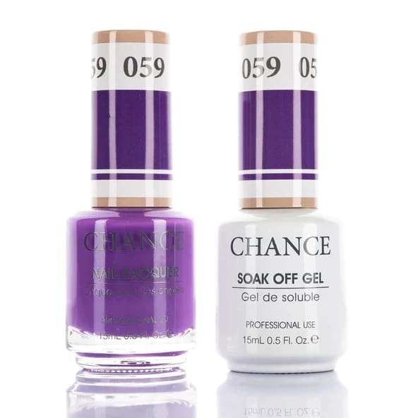 Chance Gel & Nail Lacquer Duo 0.5oz - Set of 5 colors (056- 062- 059- 058- 065) - OceanNailSupply