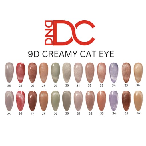 DC 9D Cat Eye Creamy Set 12 - OceanNailSupply