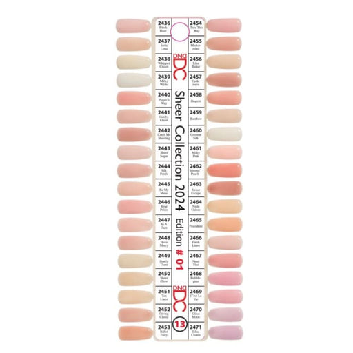 DC Sheer Collection Swatch – Single 13 - OceanNailSupply