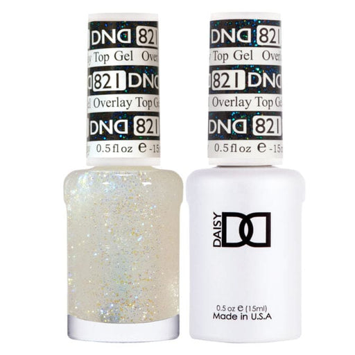 DND Duo Matching Color - OVERLAY GLITTER TOP GELS Collection - 821 - OceanNailSupply