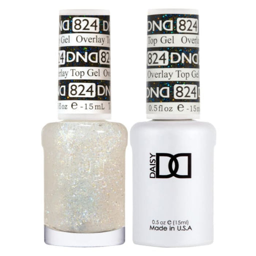 DND Duo Matching Color - OVERLAY GLITTER TOP GELS Collection - 824 - OceanNailSupply