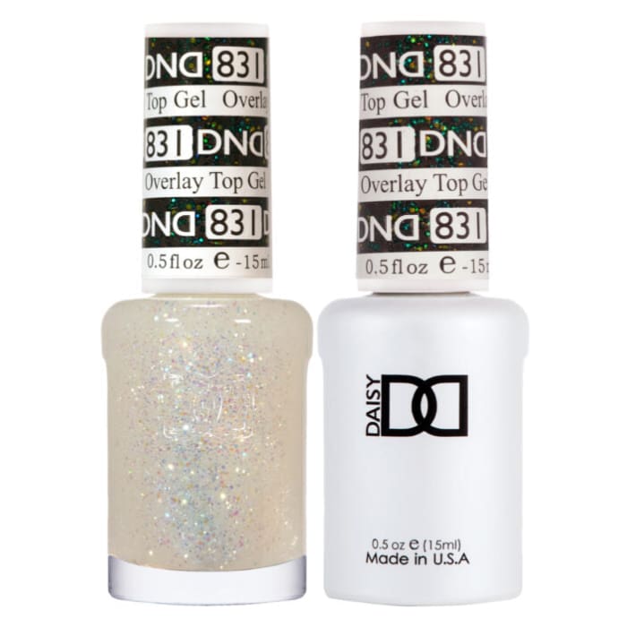 DND Duo Matching Color - OVERLAY GLITTER TOP GELS Collection - 831 - OceanNailSupply