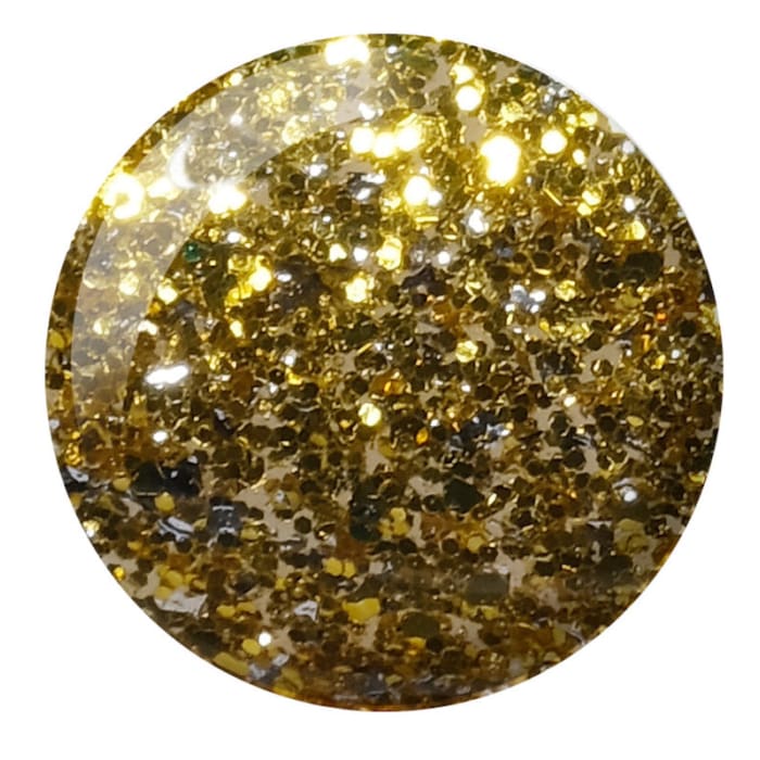 DND Matching Pair - Super Glitter Collection - 910 Morning Gold - OceanNailSupply