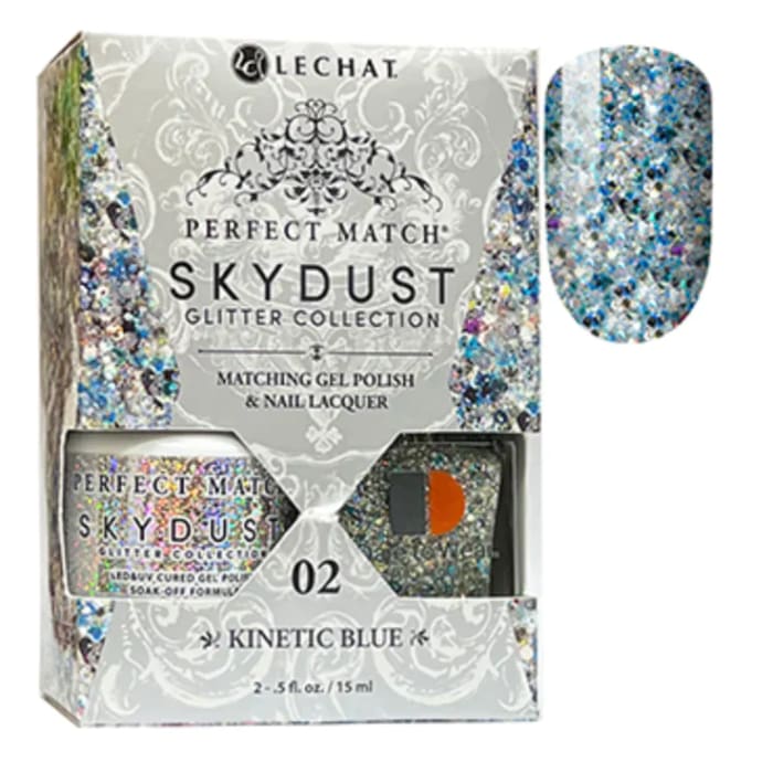 LeChat Perfect Match - SkyDust Collection 02 Kinetic Blue OceanNailSupply