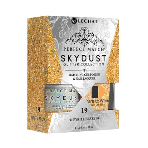 LeChat Perfect Match - SkyDust Collection 19 Pyrite Blaze OceanNailSupply