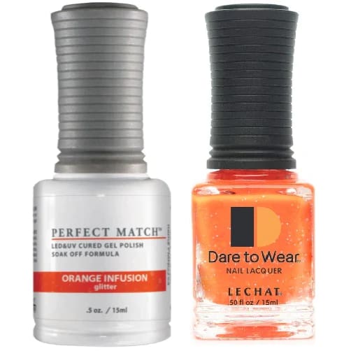 Perfect Match - 254 ORANGE INFUSION (Gel & Lacquer) 0.5oz - OceanNailSupply