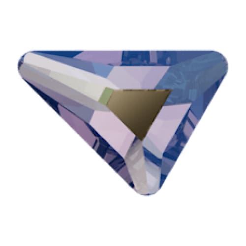2739 Swarovski Triangle Beta Light Sapphire Shimmer - OceanNailSupply