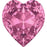4831 Swarovski Heart Fancy Collection - OceanNailSupply