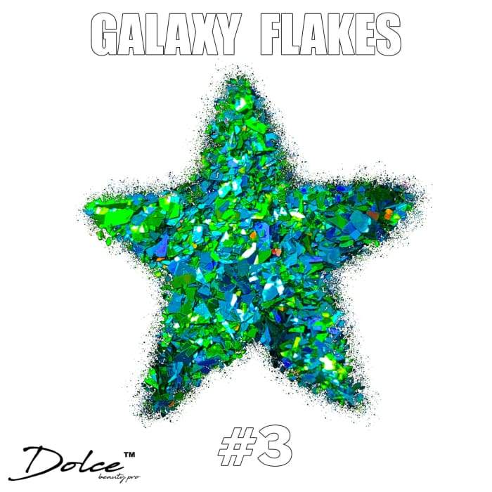 Dolce® Galaxy Flakes Glitter #3 - OceanNailSupply