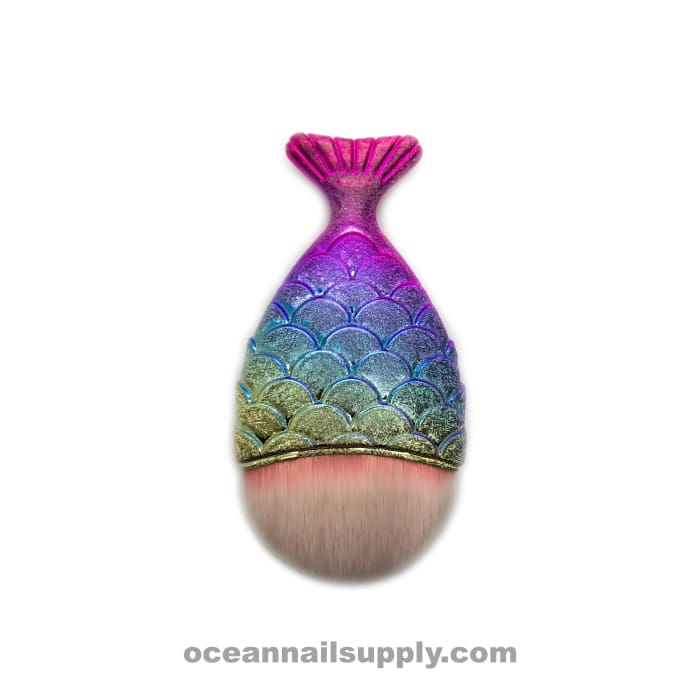 Mermaid Tail Dust Brush - OceanNailSupply