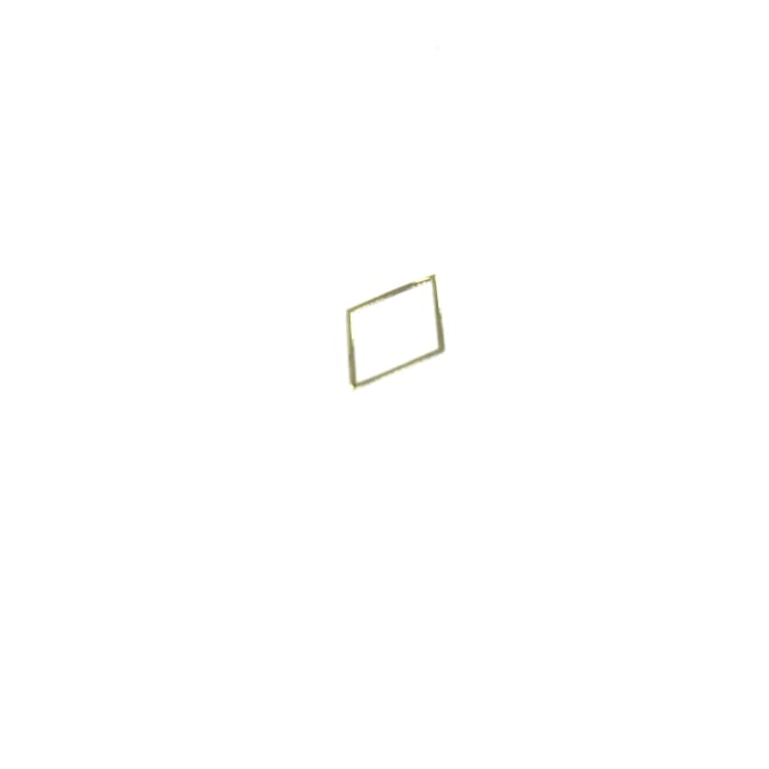 Thin Frame Gold Rhombus Frame - OceanNailSupply