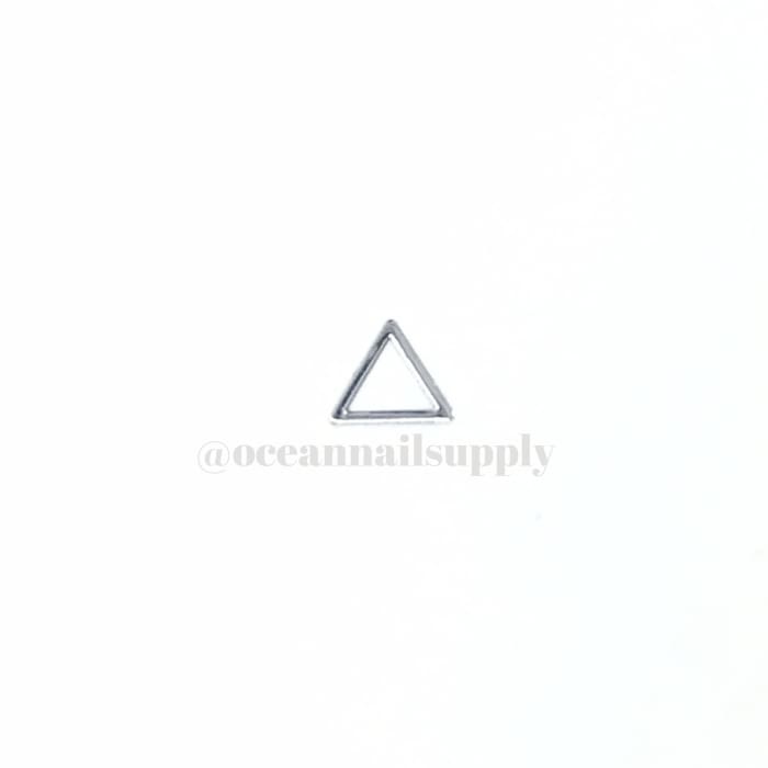 Thin Frame Silver Triangle Frame TF012 - OceanNailSupply