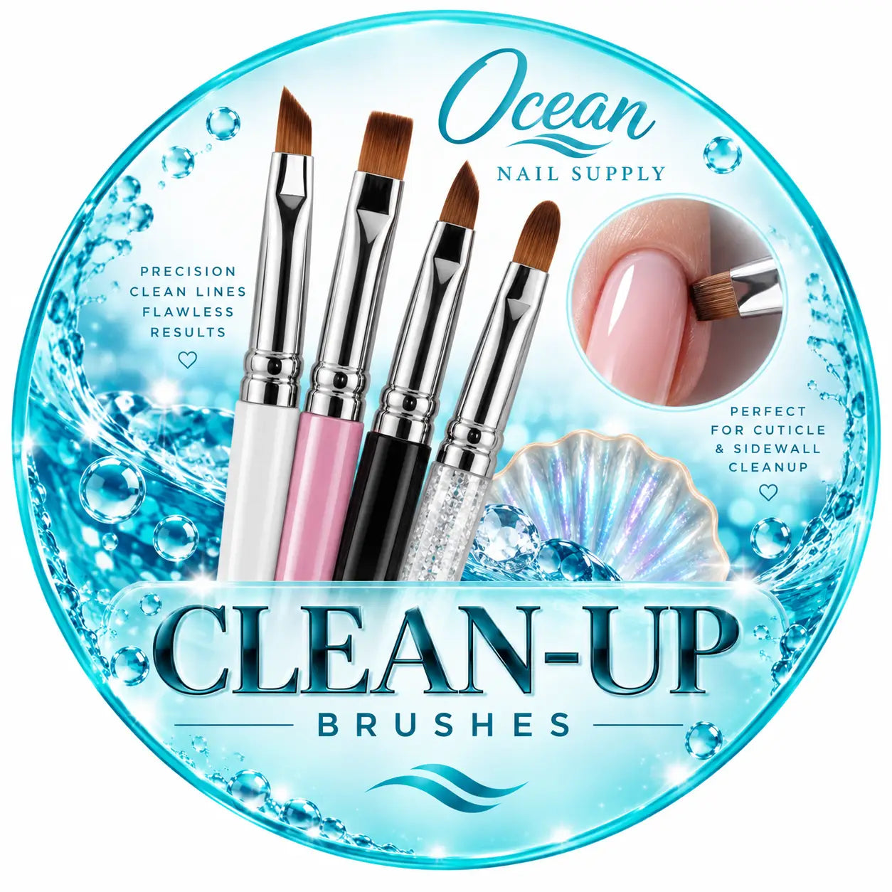 CLEAN UP BRUSHES