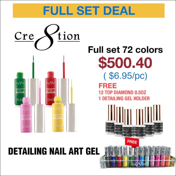 Cre8tion Detailing Nail Art Collections