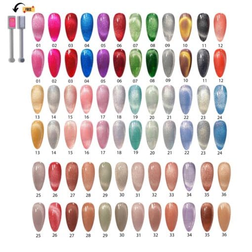 DND DC 9D Cat Eye #01 - #36