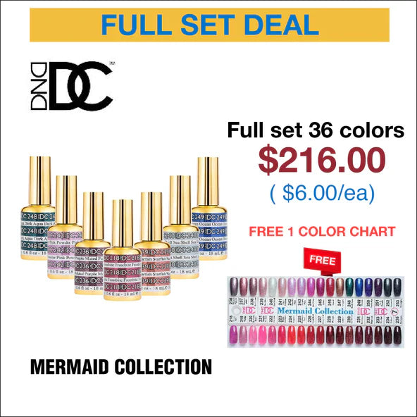 DND DC Mermaid Collection #218 - #253