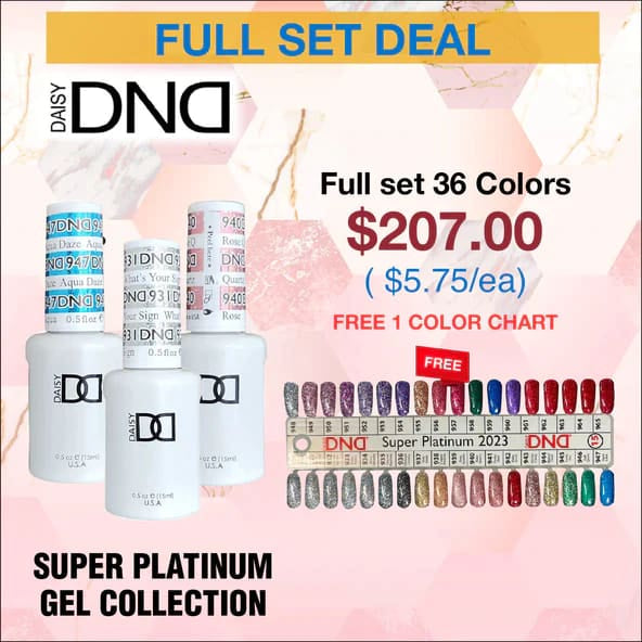 DND Duo Super Platinum Gel Collection #930 - #965