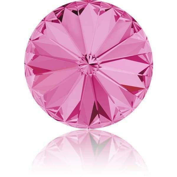 1122 Swarovski Rivoli Spaceship Rose Fancy - OceanNailSupply