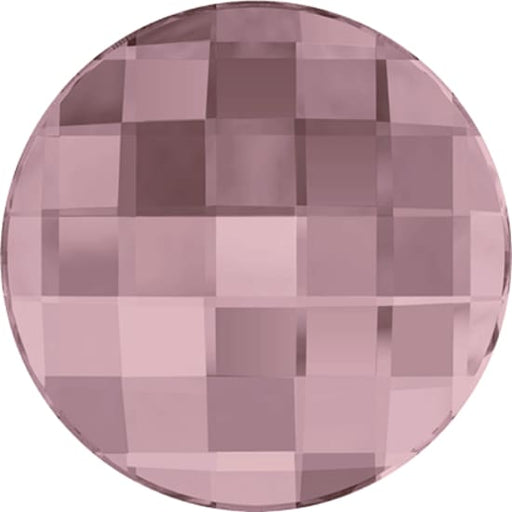 2035 Swarovski Chessboard Antique Pink 6mm 5pcs - OceanNailSupply