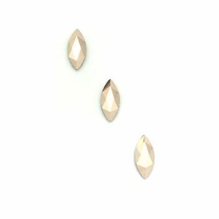 2201 Swarovski Marquise Rose Gold - OceanNailSupply