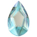 2303 Swarovski Aquamarine Shimmer Pear (NEW) OceanNailSupply