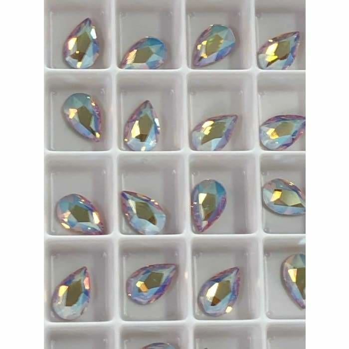 2303 Swarovski Pear Light Topaz Shimmer - OceanNailSupply