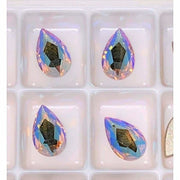 2303 Swarovski Pear Light Topaz Shimmer - OceanNailSupply