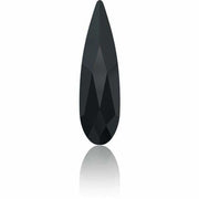 2304 Swarovski Raindrop Jet Flatback - OceanNailSupply