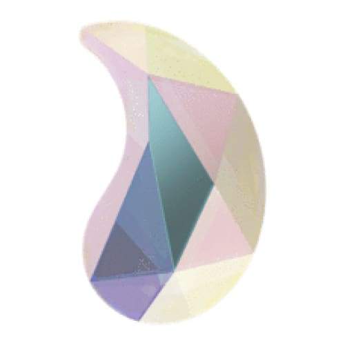 2365 Swarovski Paisley Y AB Flatback - OceanNailSupply