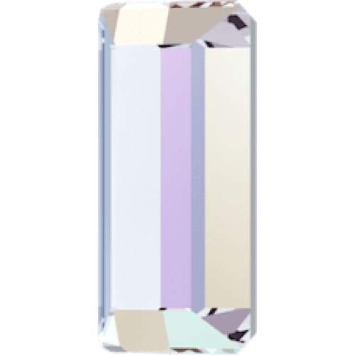 2510 Swarovski Baguette Flatback Collection 3.7 x 1.9 mm 20pcs - OceanNailSupply