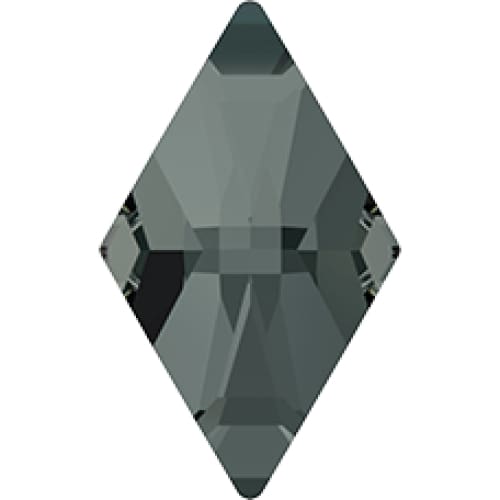 2709 Swarovski Rhombus Black Diamond - OceanNailSupply