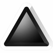 2711/1 Swarovski Triangle Z Rimmed HF (HotFix) - OceanNailSupply