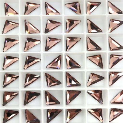 2740 Swarovski Triangle Gamma Blush Rose - OceanNailSupply