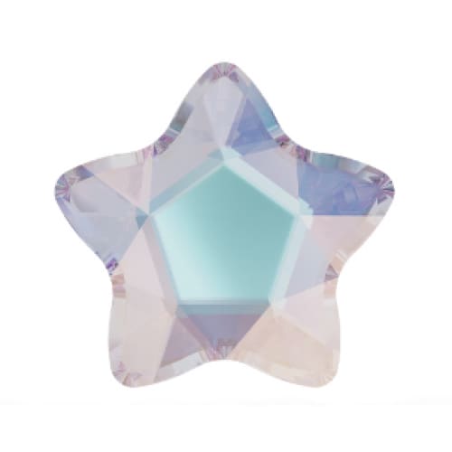 2754 Star Flower AB Flatback 4mm 10pcs - OceanNailSupply