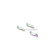 2788 Swarovski Wave Ab Flatback 14mm 3pcs - OceanNailSupply