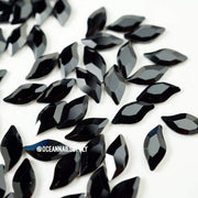 2797 Swarovski Diamond Leaf Jet - 10 x 5 mm 5pcs - OceanNailSupply