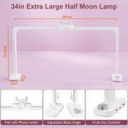34’’ LED Table Lamp with Adjustable Brightness And Phone Mount - OceanNailSupply