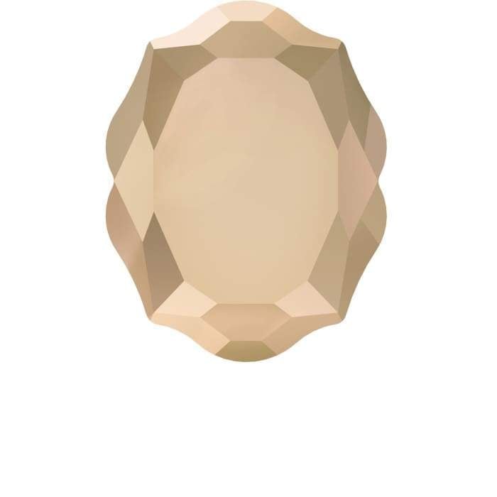 4142 Swarovski Baroque Mirror Rose Gold - OceanNailSupply