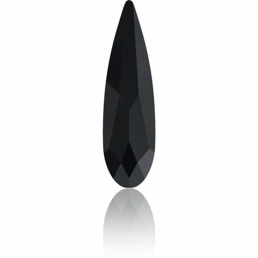 4331 Swarovski Raindrop Jet Fancy - OceanNailSupply