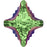 4927 Swarovski Rhombus Tribe Peridot/Scarabaeus Green Z FS - OceanNailSupply