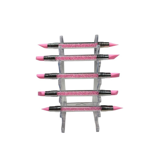 5 Piece Silicone Nail Art Brushes - OceanNailSupply