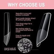 600PCS Full Coverage - Short Square - OceanNailSupply