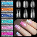 600PCS Full Coverage Soft Gel Extension Nail Tips - Square Medium - OceanNailSupply
