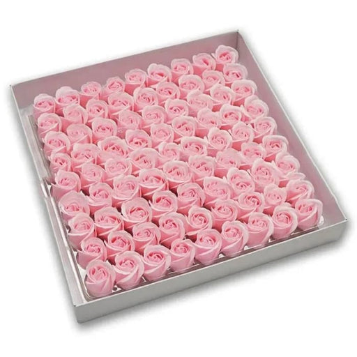 81pc Pink Rose Soap Flowers – Luxury Pedicure Soak - OceanNailSupply