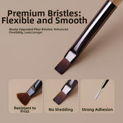 9pc Nail Art Brush Set – Professional Detail & Design Brushes - OceanNailSupply