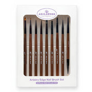 9pc Nail Art Brush Set – Professional Detail & Design Brushes - OceanNailSupply