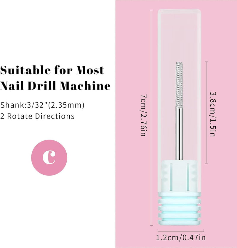 3/32" Fine Cuticle Bit