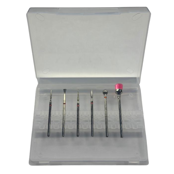 3/32" Diamond Cuticle Bit Set (6PCS)